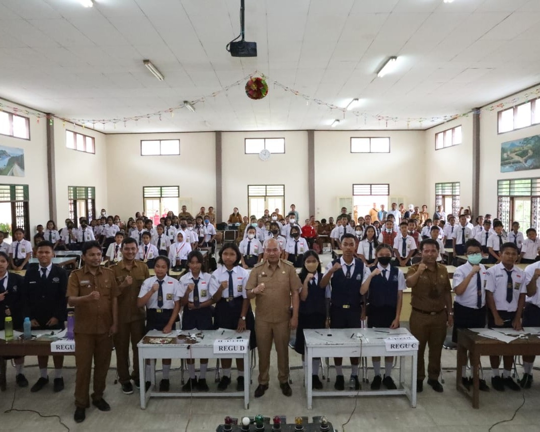 Bupati Resmi Buka Pelaksanaan Cerdas Cermat Tingkat SMP Se-Kabupaten Tapanuli Utara Tahun 2022