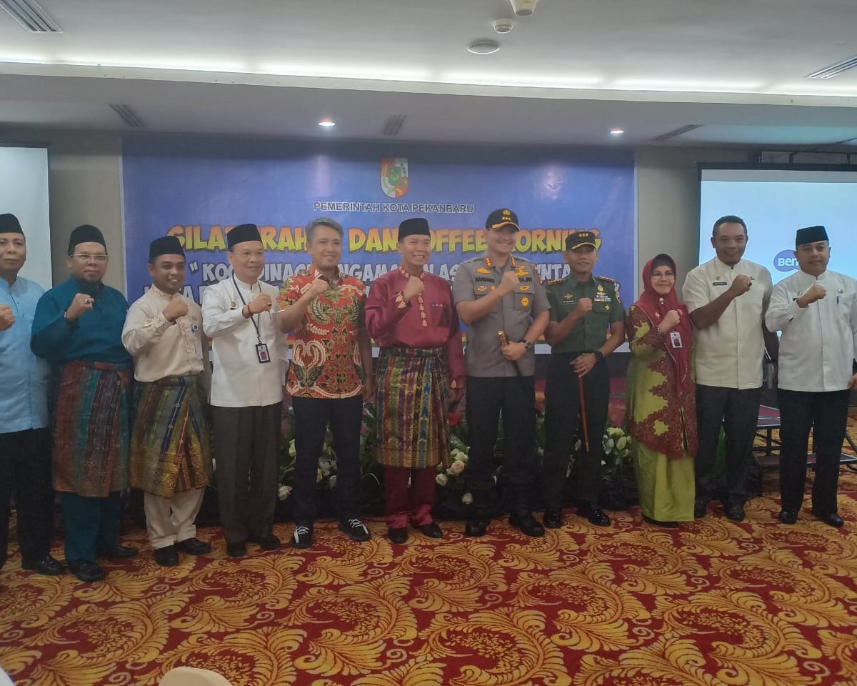 Dandim 0301/Pekanbaru Hadiri Acara Koordinasi Pengamanan Aset Kota Pekanbaru Kawasan Industri Tenayan Raya