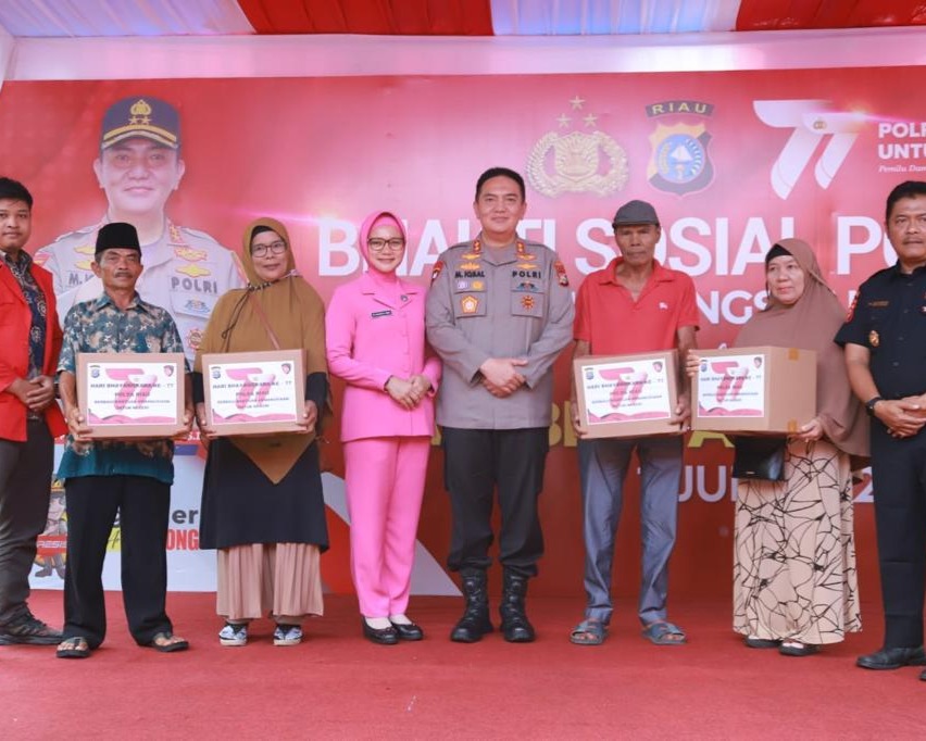 Polda Riau Gelar Bhakti Sosial di Rumah Kebangsaan Provinsi Riau