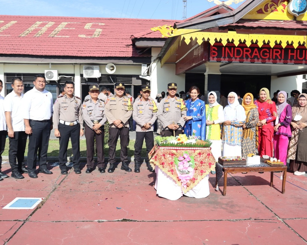 Gelar Halal Bi Halal Personel, Ini Pesan Kapolres Inhu