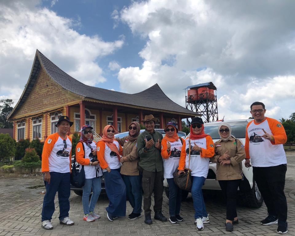 Ikasmansa Pekanbaru Gelar Touring Adventure and Go Green 2020 Ke Desa Tanjung Belit