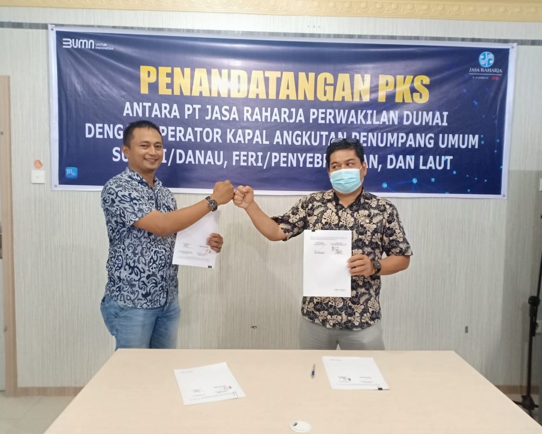 Jasa Raharja Berikan Jaminan Penumpang Kapal Di Panipahan Kabupaten Rokan Hilir