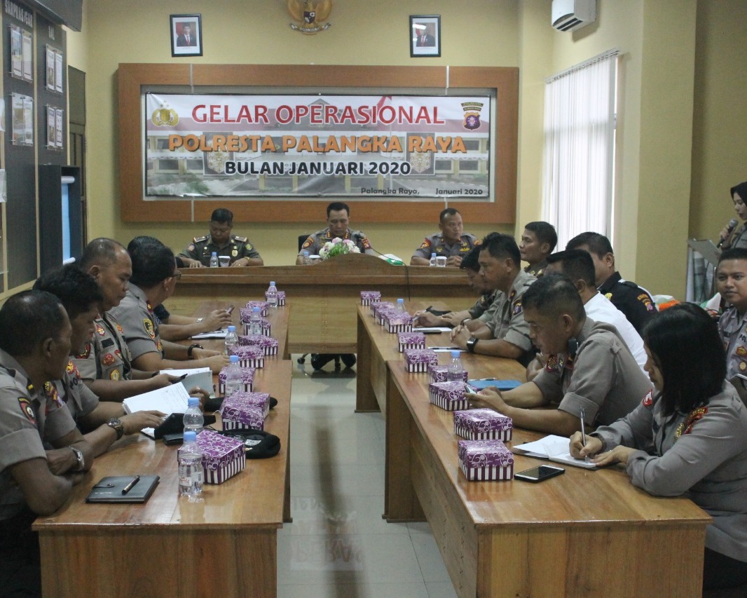Rapat Koordinasi Dan Kerjasama Pemberantasan Premanisme Yang Ada di Kota Palangka Raya