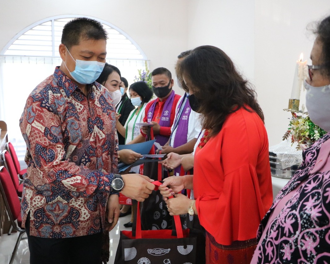 Umat Kristiani Lanud RSN Rayakan Hari Natal 2020 Dengan Sukacita