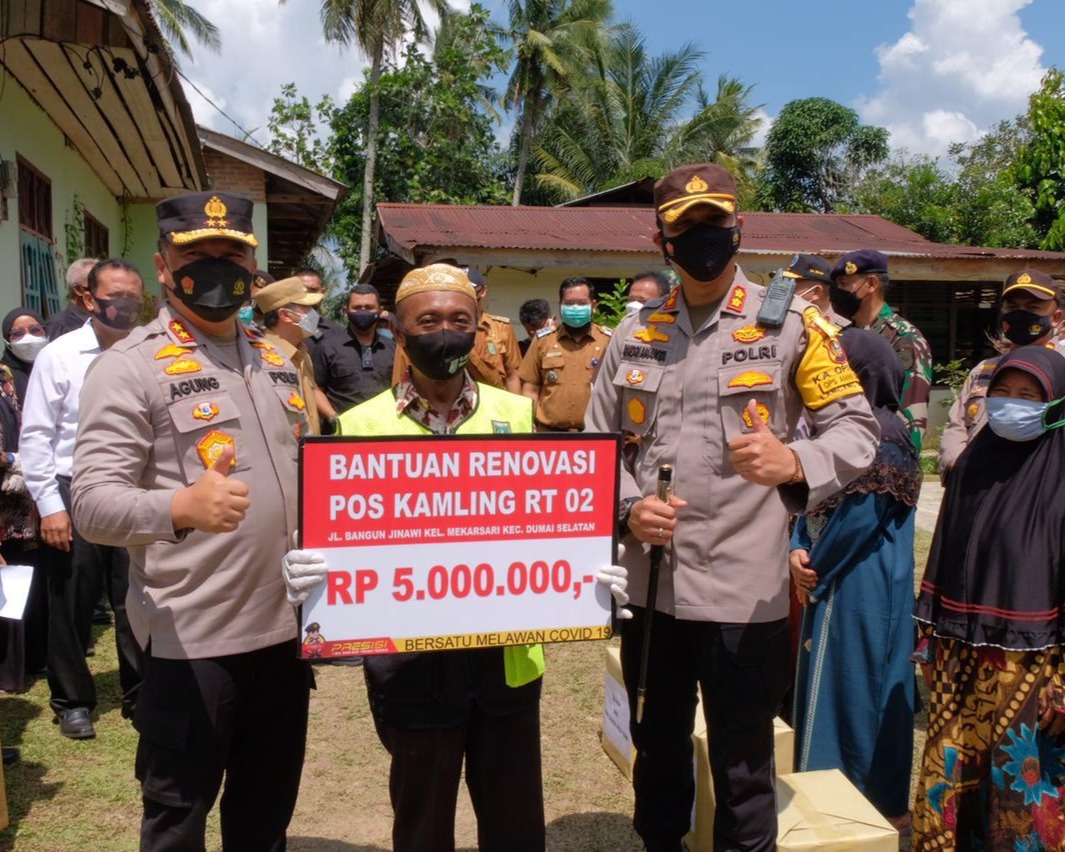Kapolda Riau: Posko PPKM Wujud Negara Hadir di Tengah - tengah Masyarakat, Sebagai Ujung Tombak Penanganan Covid-19