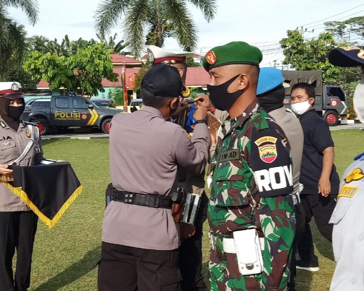 Mengawali Operasi Patuh Lancang Kuning 2020, Polres Kampar Adakan Apel Gelar Pasukan