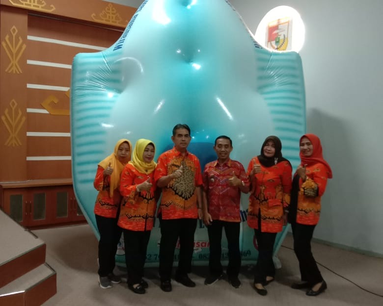 Dinkes Kabupaten Tulang Bawang Barat Mengadakan Deklarasi Open Defecation Free