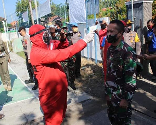 Pemkab Dengan Polres Kendal Launching Siaga Covid-19 di Desa Purwokerto