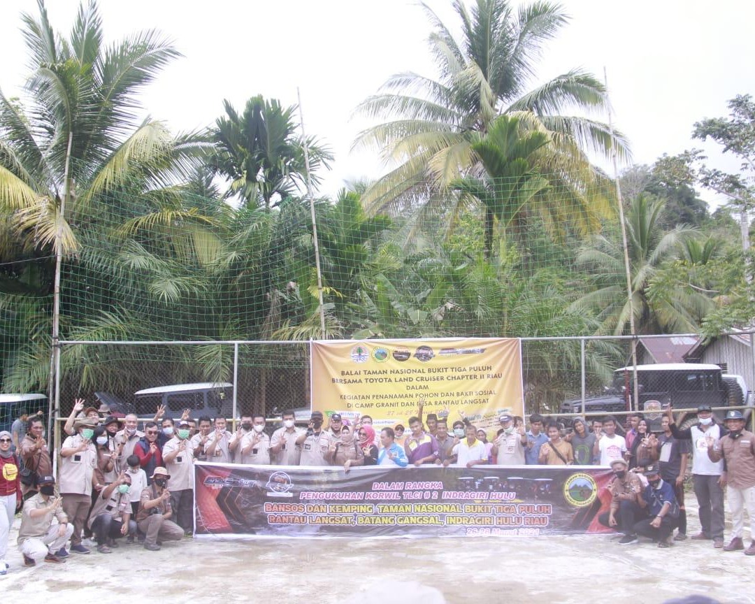 TLCI Chapter #2 Riau Kembali Berkiprah, Kukuhkan Korwil Inhu dan Gelar Bakti Sosial Serta Penanaman Pohon