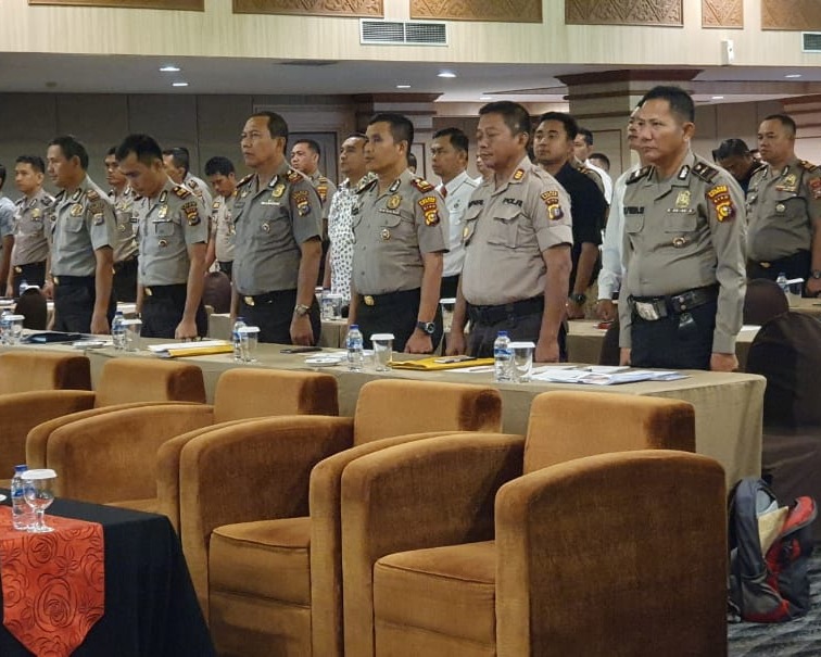 Polda Riau Gelar Rapat Analisa dan Evaluasi Ops Bina Kusuma Muara Takus 2019