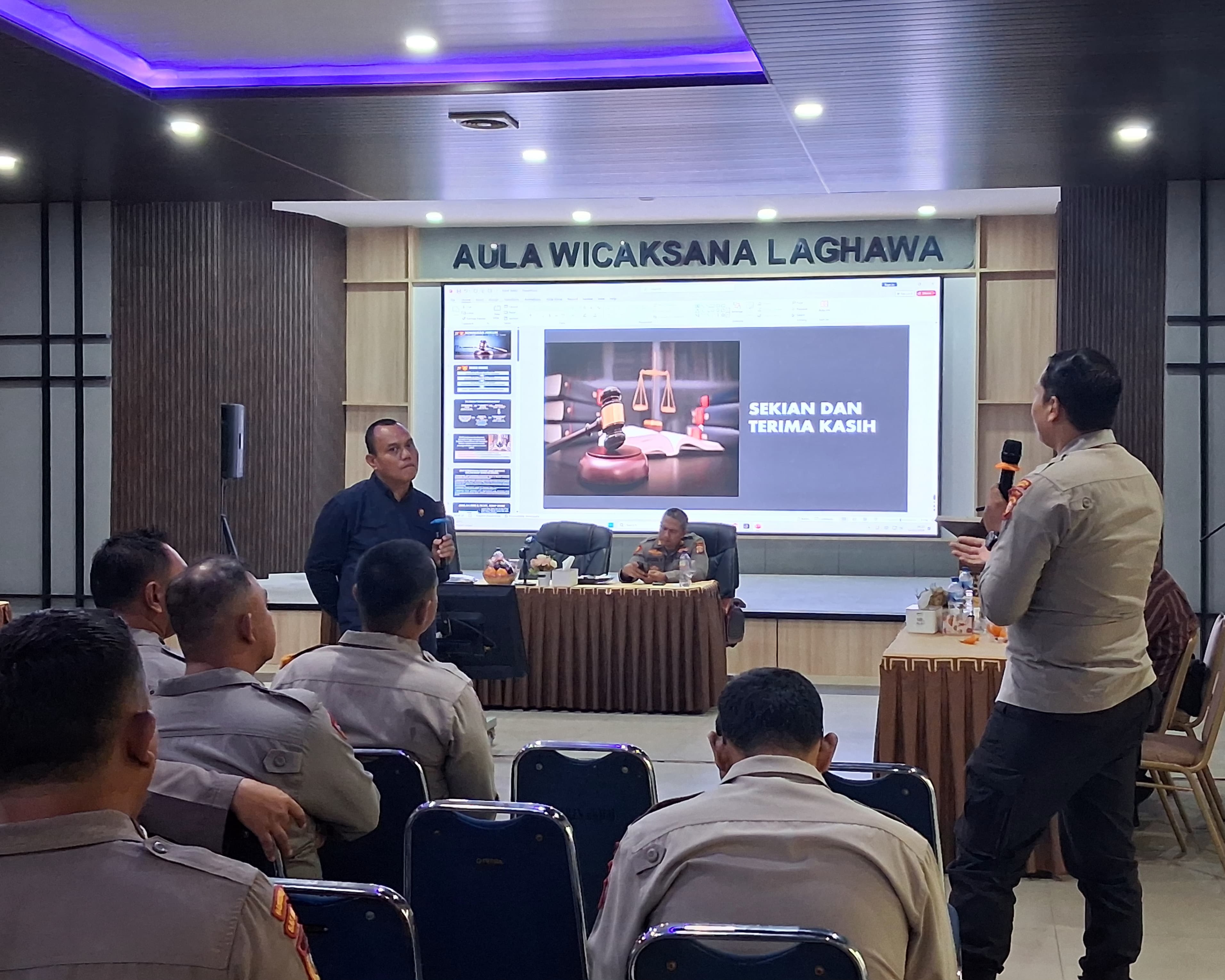 Polres Dumai Gelar Sosialisasi KUHP Dan KUHAP Baru, Ajak Personil Sinergikan Implementasi