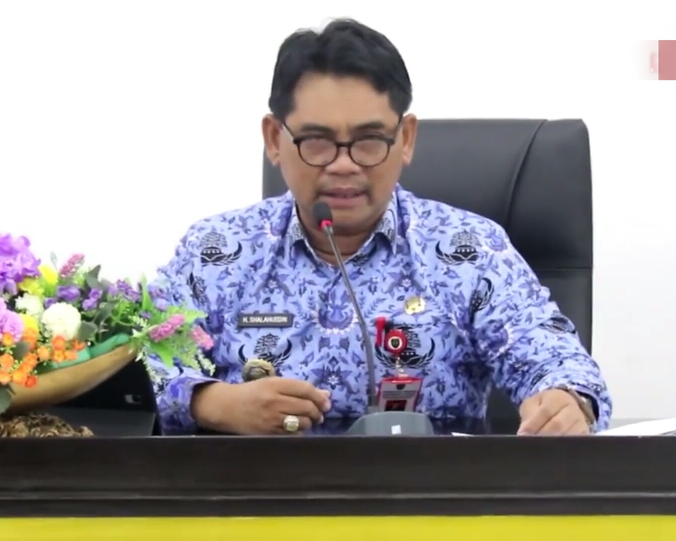 Kepala Dinas PUPR Kalteng Gelar Konferensi Pers