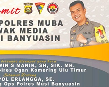 Pisah Sambut Kabag Ops Polres Muba, Dodi Reza: Tetap Jaga Silaturahmi