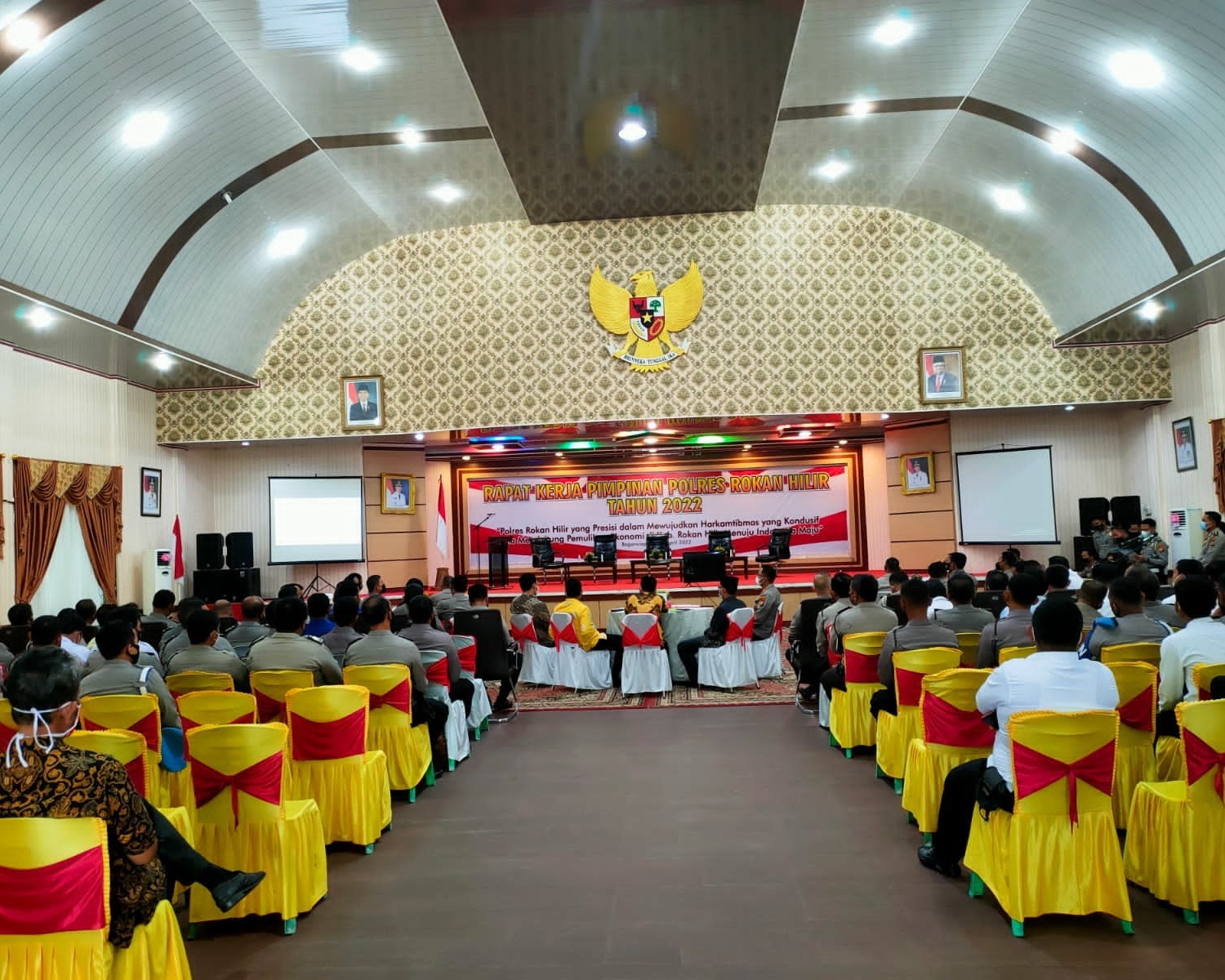Rapat Kerja Pimpinan Polres Rokan Hilir Tahun 2022