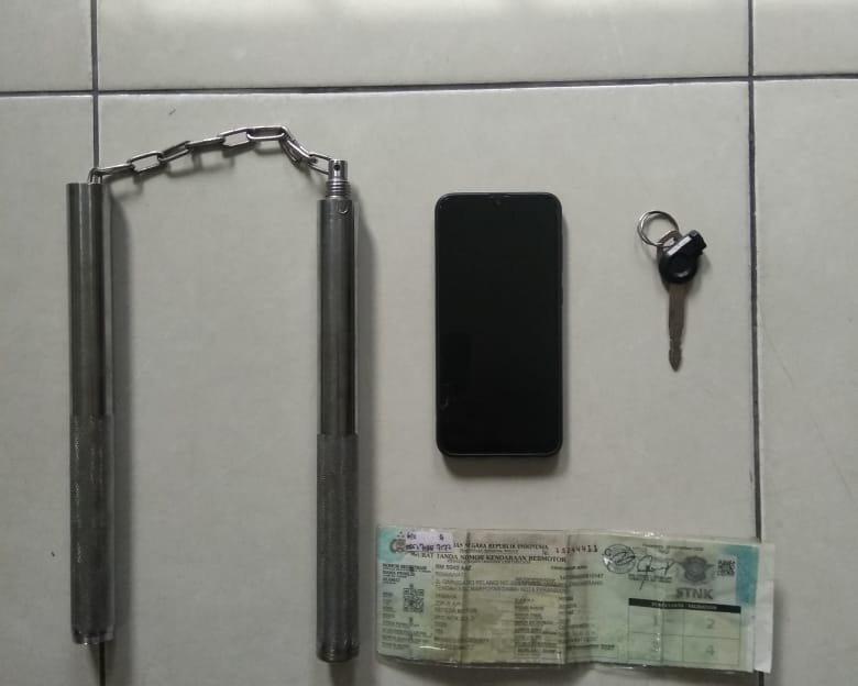 Tim Opsnal Polsek Sukajadi Amankan Satu Orang Pria Terduga Pelaku Tindak Pidana Pencurian Dengan Kekerasan