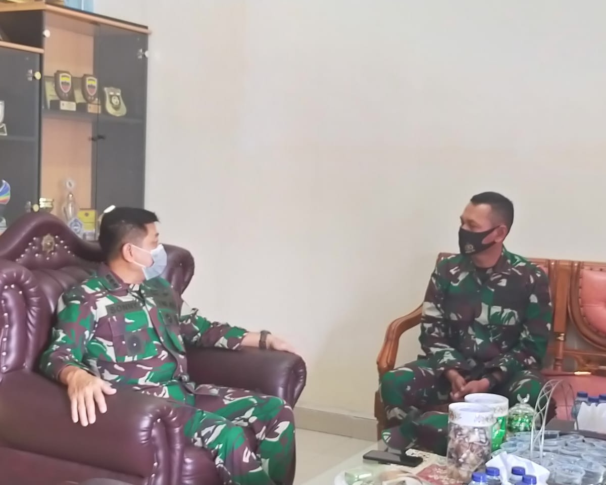 Dandim 0301/PBR Terima Kunjungan Kerja Tim Waslakgiat Permildas TA 2020 Di Makodim