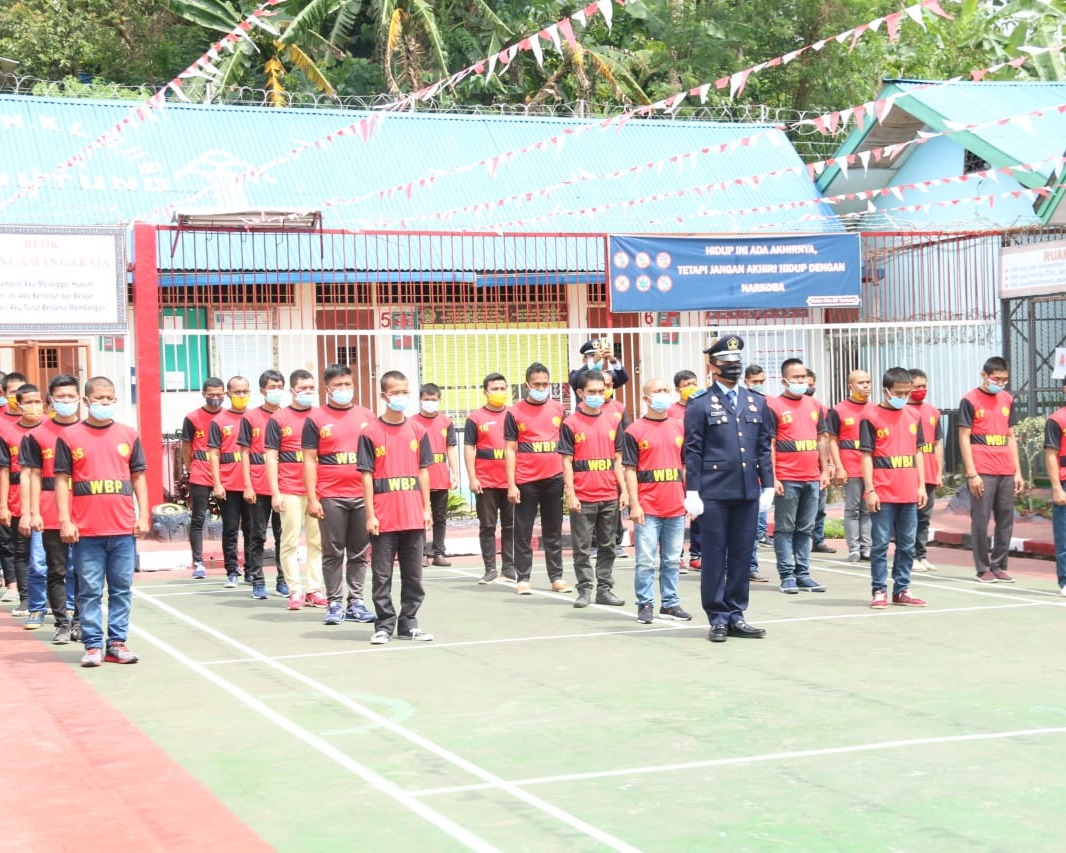 Bupati Taput Pimpin Upacara Pemberian Remisi Umum di Rutan Kelas IIB Tarutung