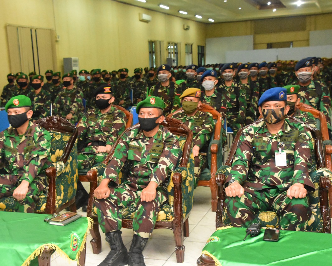 Danrem 031/WB : 1.291 Prajurit TNI Dikerahkan Dalam Penegakan Disiplin Protokol Kesehatan Covid-19 di Wilayah Provinsi Riau