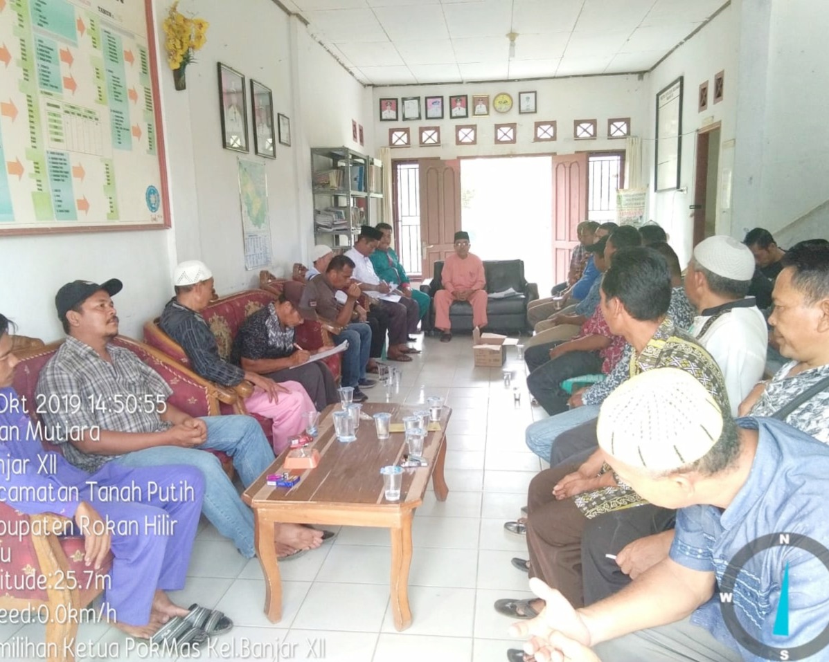H.Jumawan Terpilih Ketua Pokmas Kelurahan Banjar 12 Rokan Hilir
