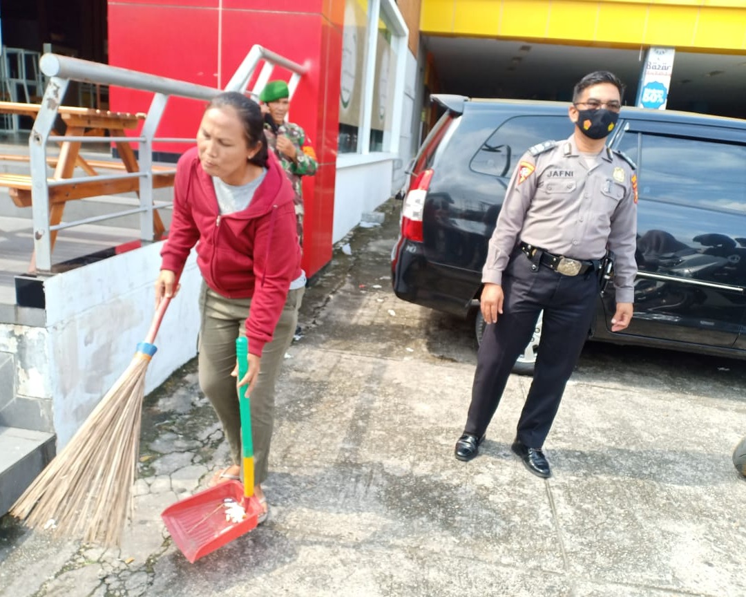 Terjaring 65 Pelanggar Dan Diberi Sanksi Oleh Tim Yustisi Penanganan Covid-19 di Kabupaten Kampar