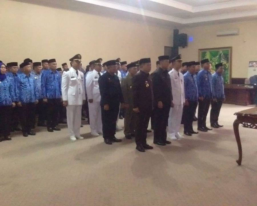 Bupati Tubaba Melaksanakan Pelantikan Pejabat Eselon di Lingkungan Pemerintah Kabupaten Tubaba