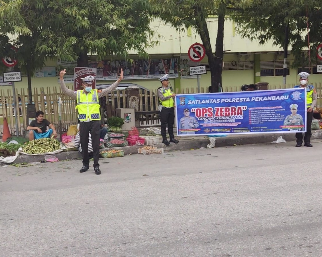 Jelang Operasi Zebra Lancang Kuning 2022, Polresta Pekanbaru Gencar Lakukan Sosialisasi