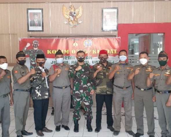 Kodim 0715/Kendal Mengapresiasi Silaturahmi Banser Untuk Selalu Bersenergi