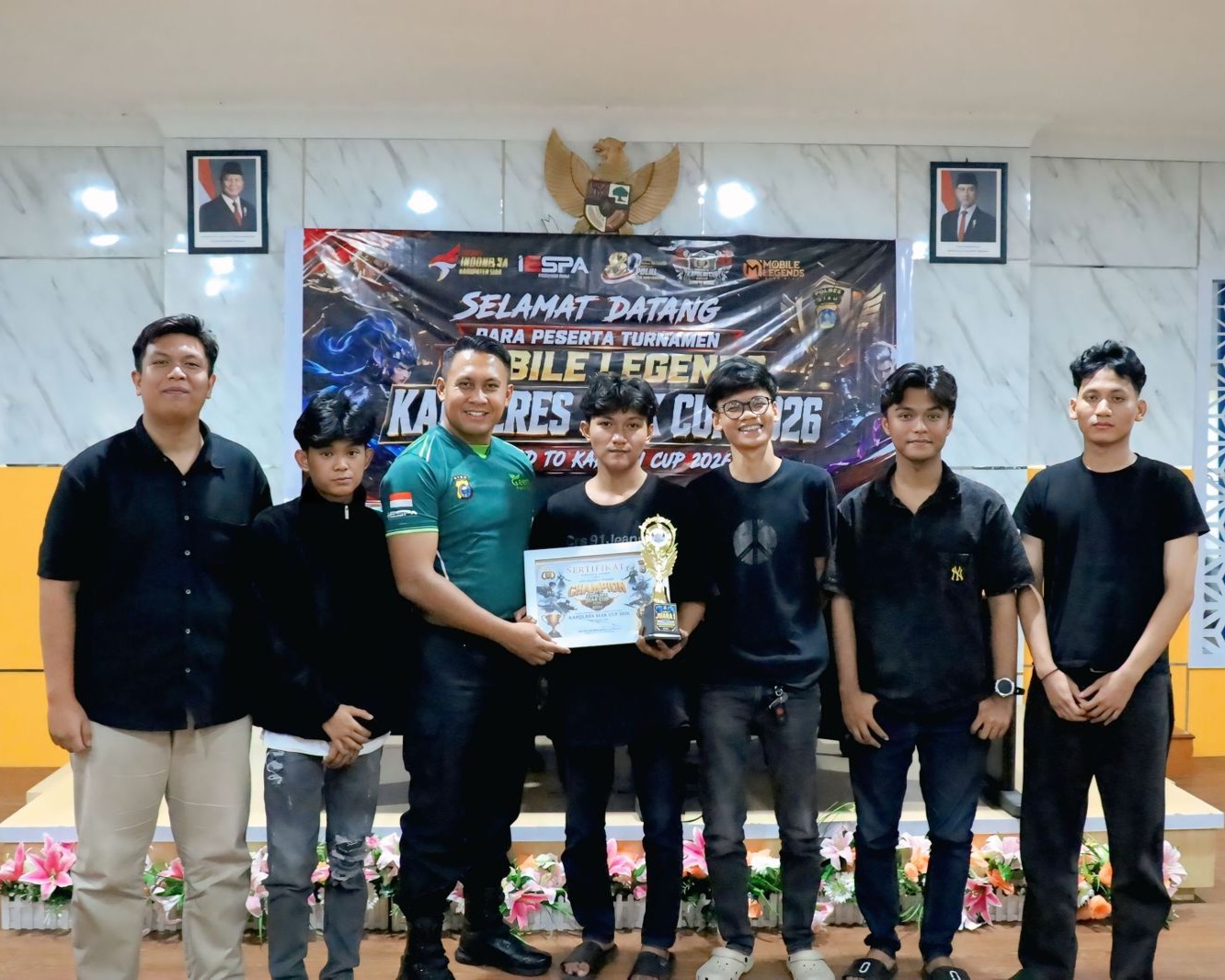 Sambut Hari Bhayangkara Ke-80, Polres Siak Sukses Gelar Turnamen Esport Mobile Legends 'Kapolres Cup 2026' Road To Kapolri Cup