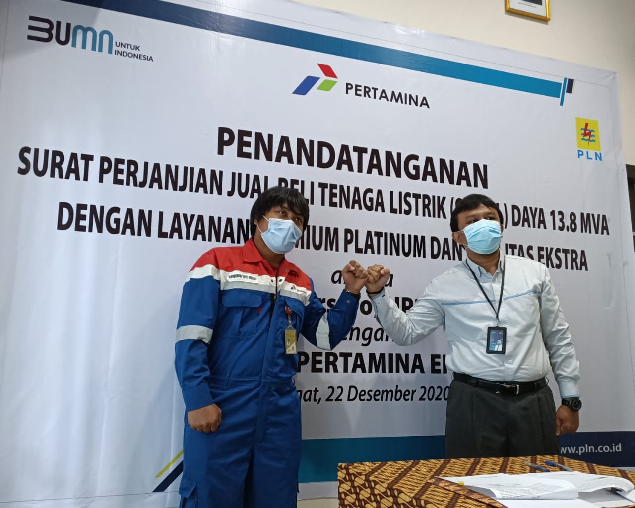 Sinergi BUMN, PLN UIWRKR Pasok Listrik Layanan Premium Platinum Ekstra ke Pertamina EP Lirik Field