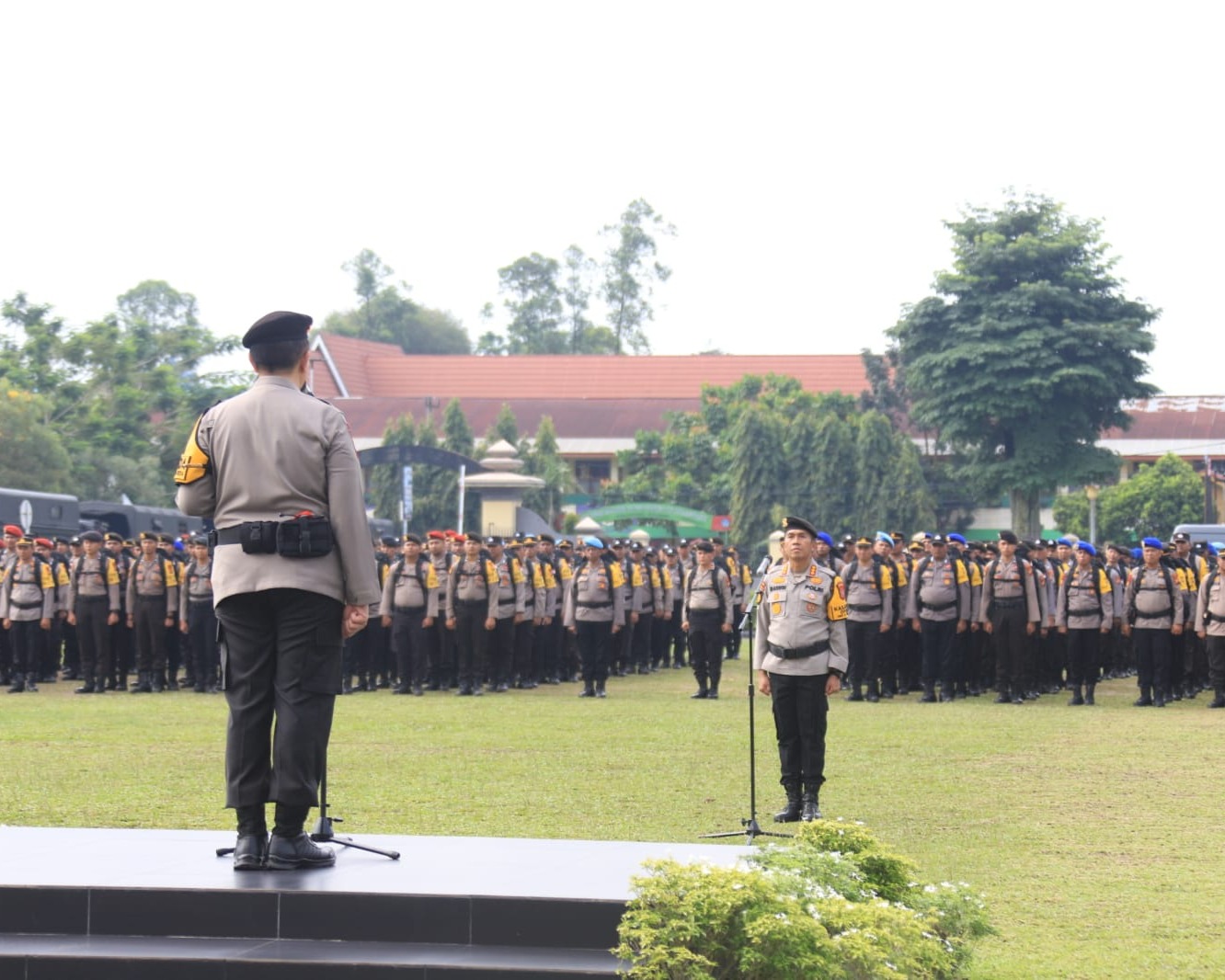 Apel Penerimaan Personel BKO Pasca PAM TPS Pemilu Tahun 2024, Kapolda Riau Apresiasi Dedikasi Personel