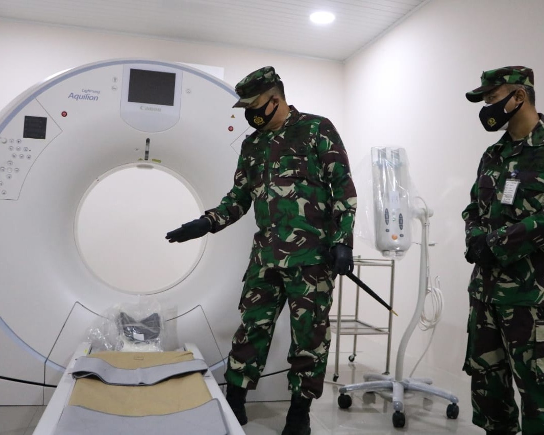 Danlanud RSN Resmikan Penggunaan Ruang CT Scan di RSAU dr Sukiman