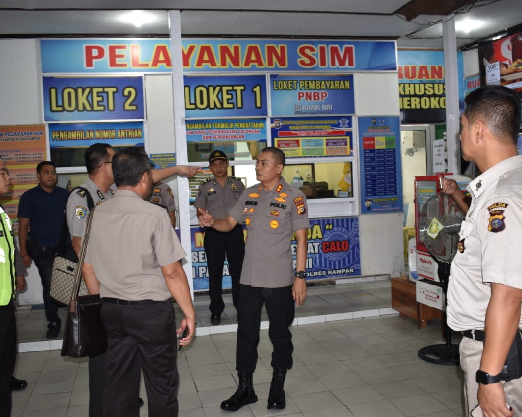 Tim Penilai Zona Integritas Internal Polda Riau, Lakukan Sosialisasi dan Asistensi di Polres Kampar