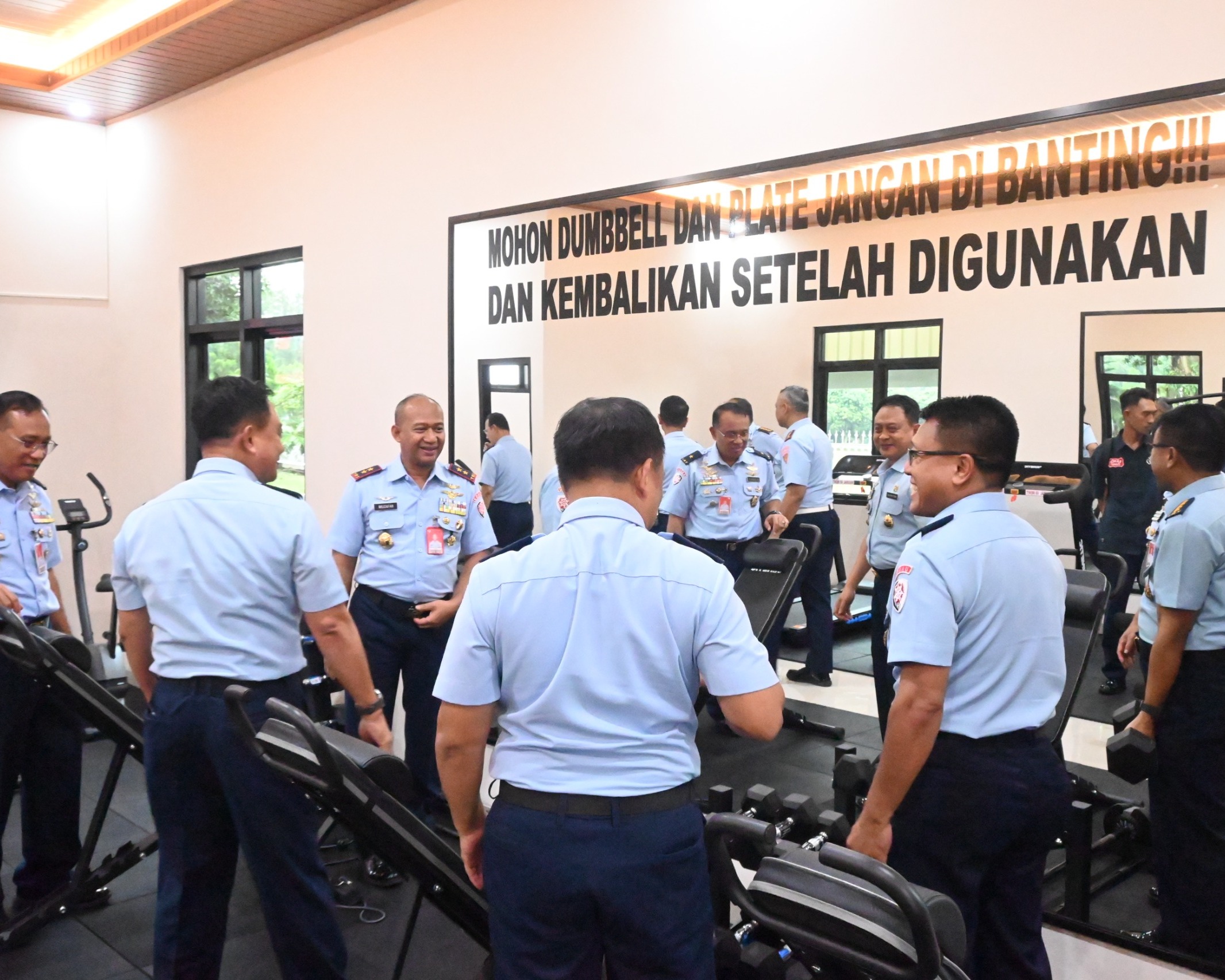 Pangkodau I Resmikan Fasilitas Fitnes Makodau I