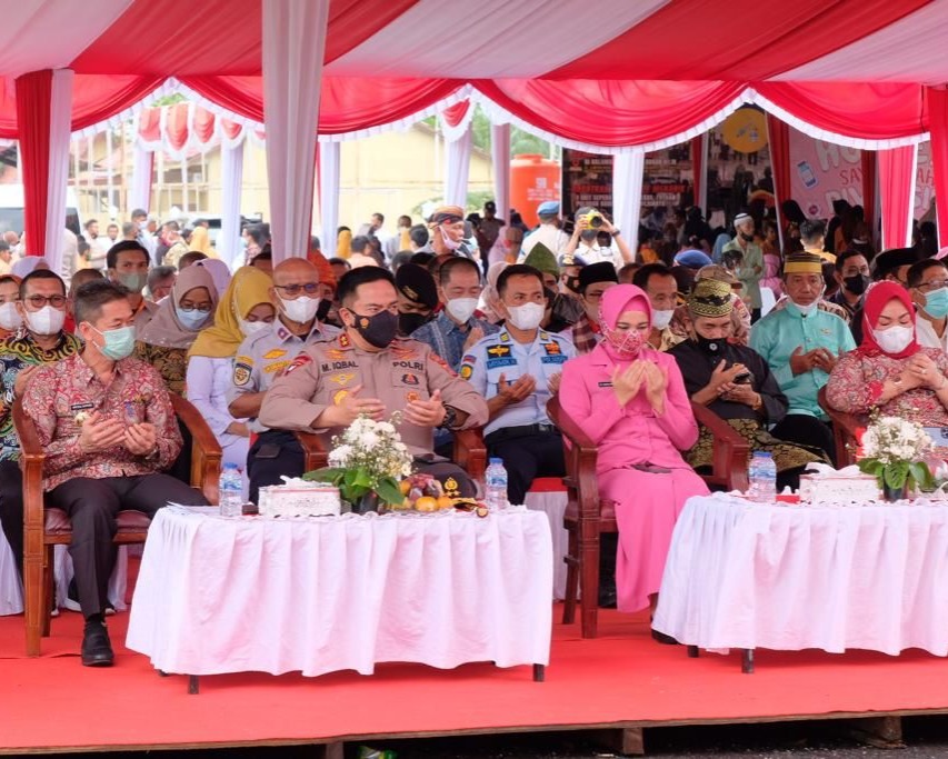Kunker Ke Rohil, Kapolda Riau Ajak Semua Pihak Bekerjasama Untuk Menyelamatkan Masyarakat dari Covid-19