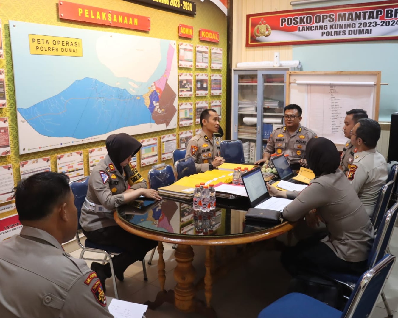 Dalam Rangka Was Ops Lilin Lancang Kuning 2023, Polres Dumai Terima Kunjungan Tim Itwasda Polda Riau