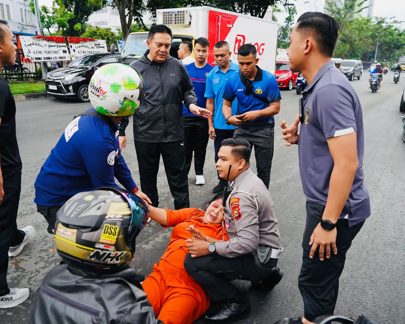 Terjadi Lakalantas Saat Berolahraga Pagi, Irjen Pol M. Iqbal Lakukan Hal Ini