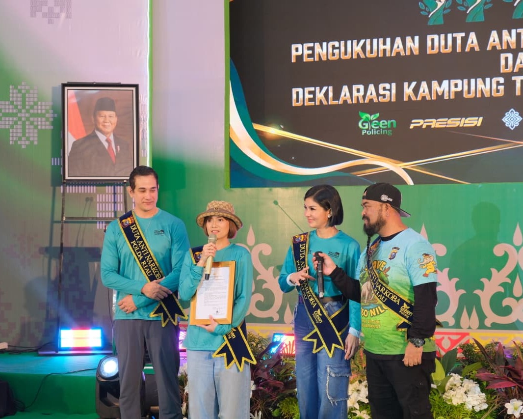 Polda Riau Kukuhkan 23 Duta Anti Narkoba, Kapolda: Panipahan Jadi 'Wake-Up Call' Bersama