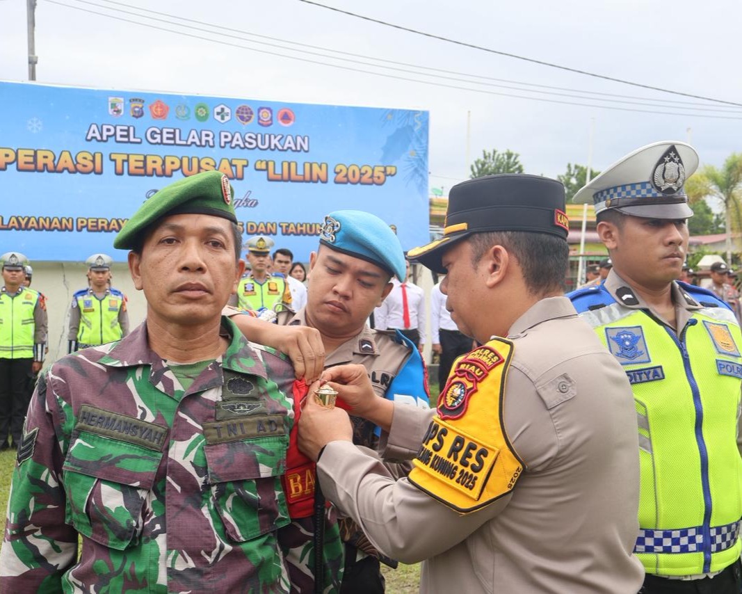 Polres Pelalawan Dirikan 3 Pospam dan 1 Posyan Dalam Rangka Operasi Lilin Lancang Kuning 2025