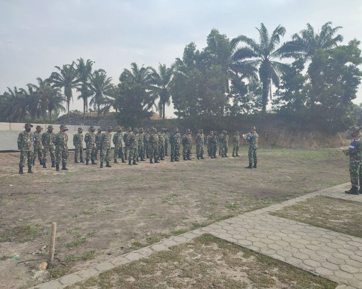 Asah Kemampuan Prajurit, Kodim 0301/PBR Laksanakan Latbak Jatri TW I TA 2022