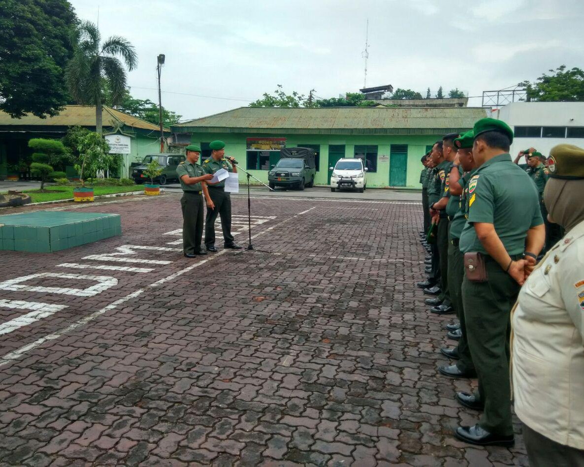 Kodim 0301/Pekanbaru Melaksanakan Kegiatan Pemeriksaan Gamad TA 2019