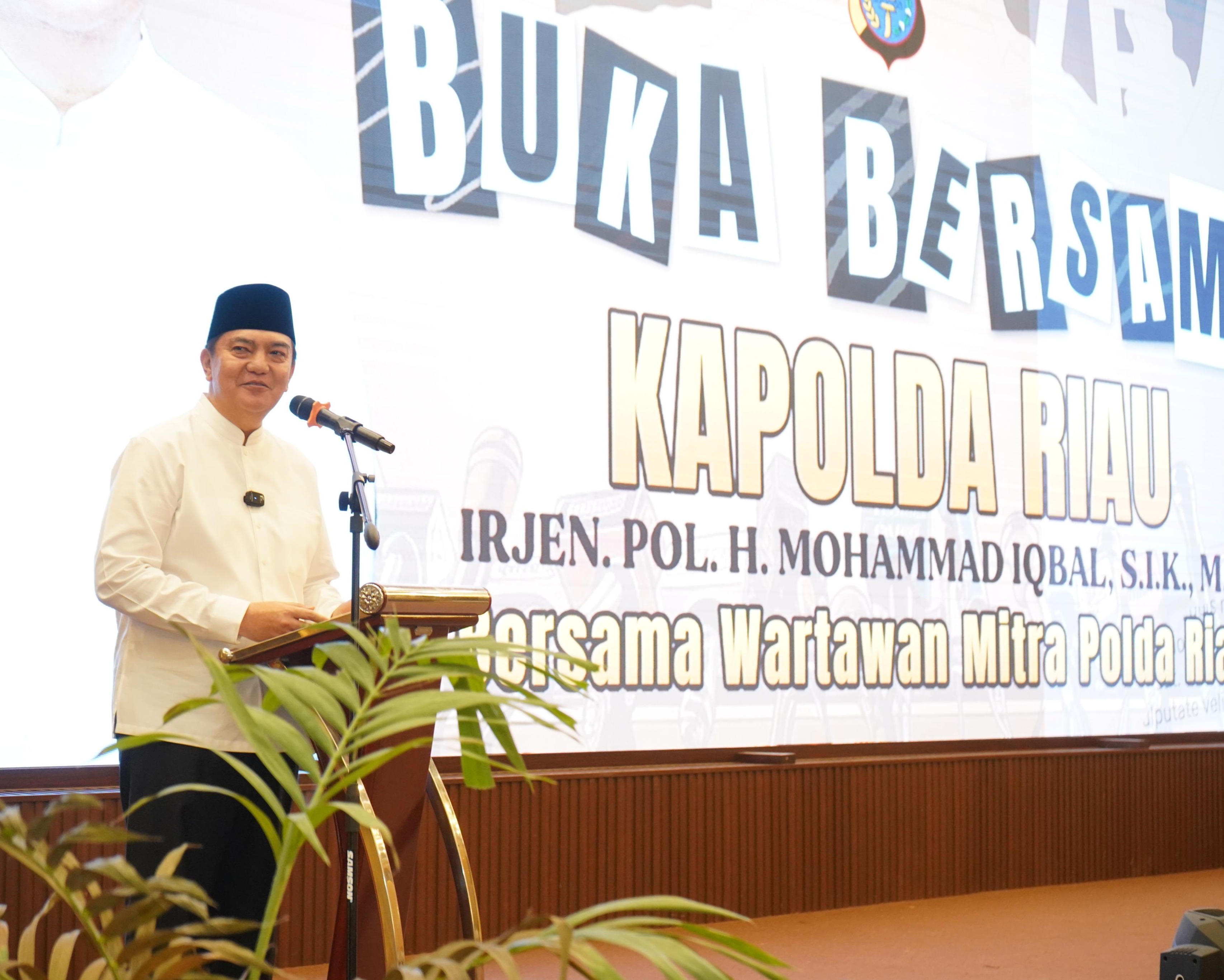 Kapolda Inisiasi Kegiatan Silaturahmi dan Buka Puasa Bersama Wartawan Mitra Polda Riau