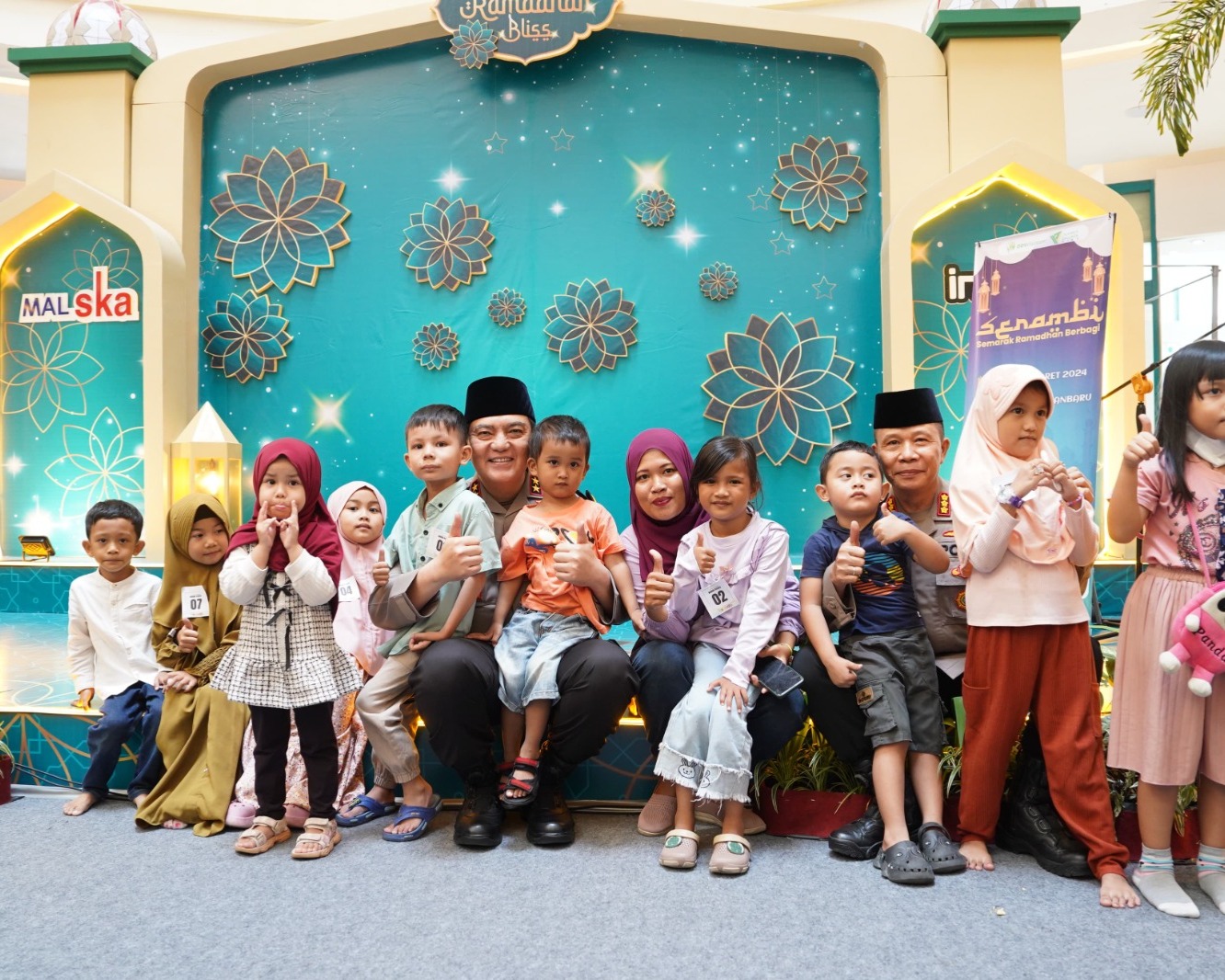 Kapolda Riau Hadiri Acara Puncak Semarak Ramadhan Berbagi (Serambi) di Pekanbaru