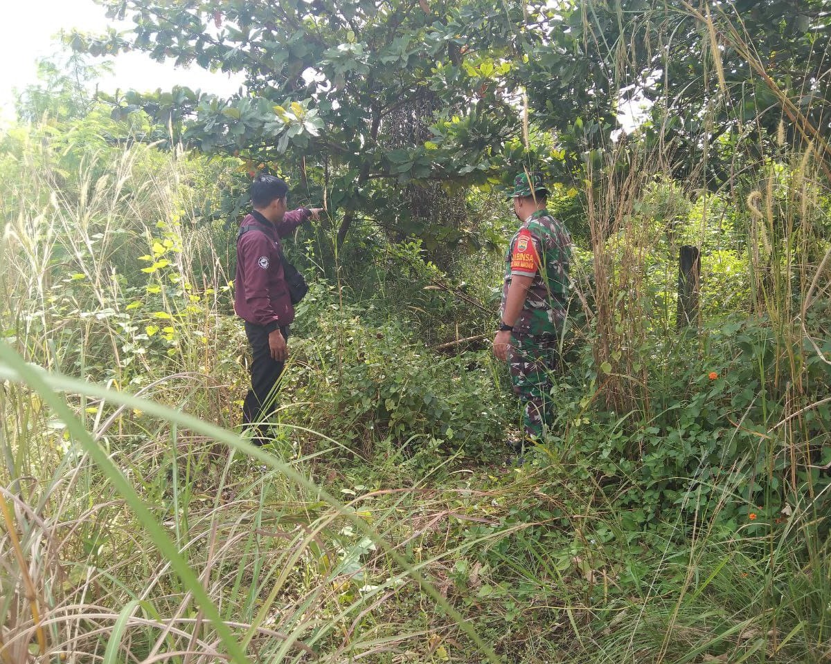 Babinsa Kodim 0301/PBR Bersama MPA Terus Gencar Laksanakan Patroli Dan Sosialisasi Karhutla