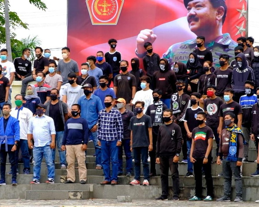 Pemuda Pemudi Millenial Lintas Organisasi Mendukung Polda Riau Dengan Mendeklarasikan Anti Narkoba