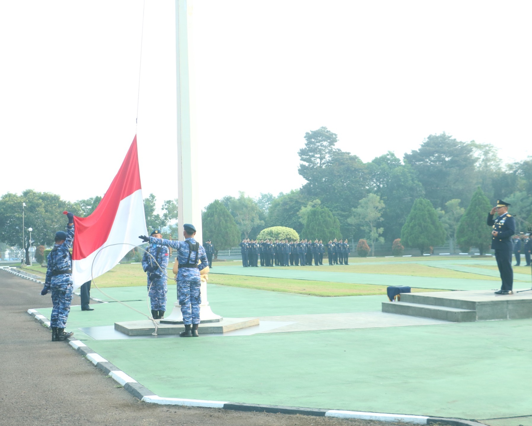Pangkodau I Pimpin Upacara Hari Lahir Pancasila, Sampaikan Amanah Kepala BPIP RI, Bahwa Api Pancasila Tetap Menyala Dalam Jiwa Setiap Insan Indonesia