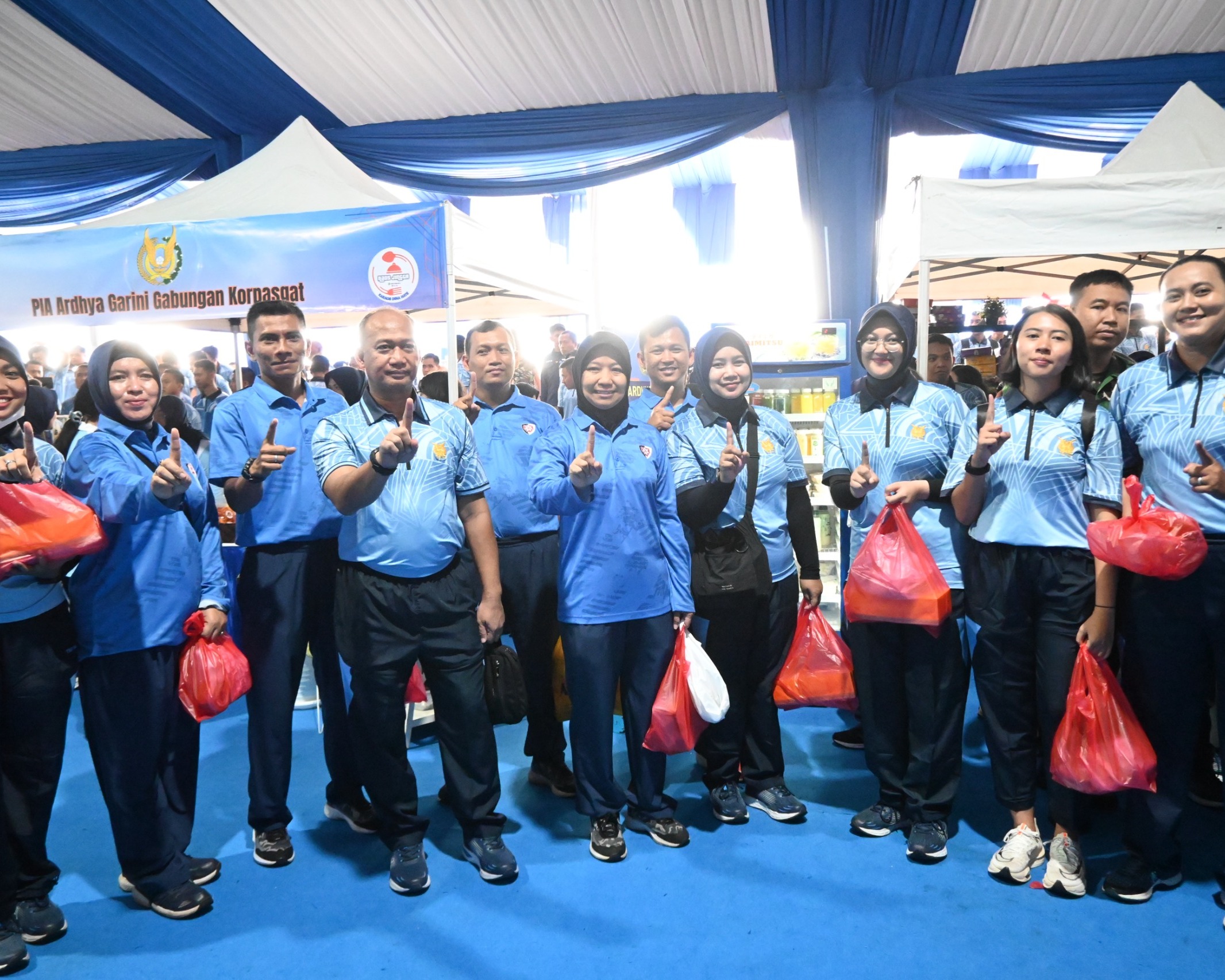 Pangkodau I Hadiri Bazar Murah HUT Ke-80 TNI AU di Mabesau, Perkuat Kesejahteraan dan Soliditas Prajurit