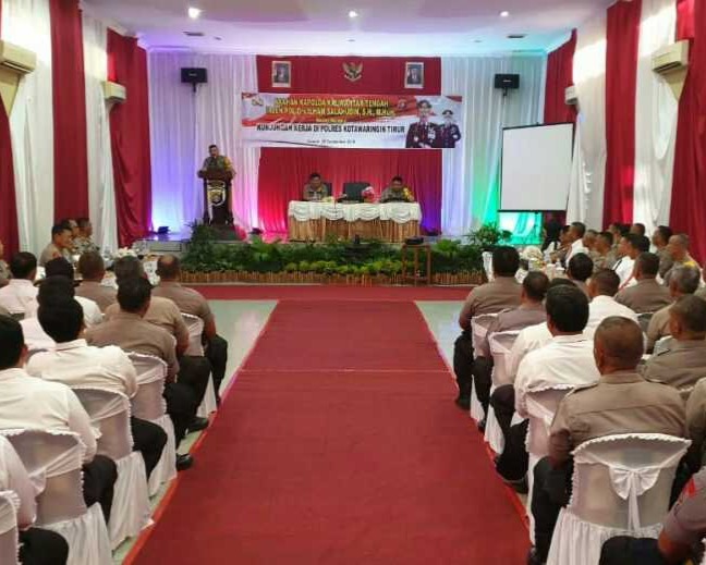 Kapolda Kalteng Kunjungan Kerja ke Polres Kotawaringin Timur 