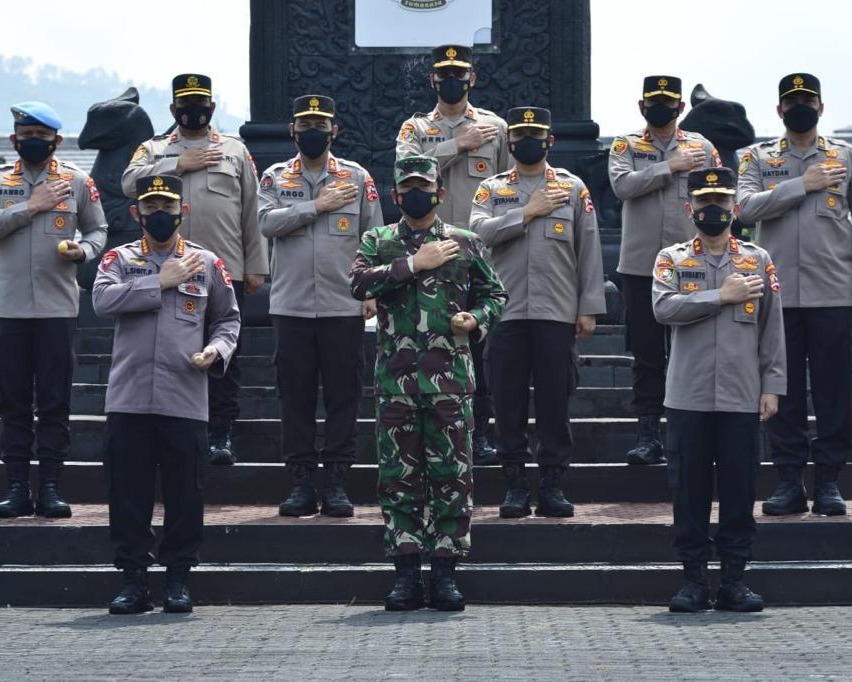 Kompak, Panglima TNI dan Kapolri Kunjungi Lembaga Pendidikan TNI dan Polri