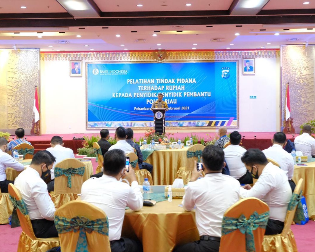 Jabarkan Program Prioritas Kapolri: Krimsus Polda Riau dan Bank BI Lakukan Pelatihan Tindak Pidana Terhadap Uang Rupiah