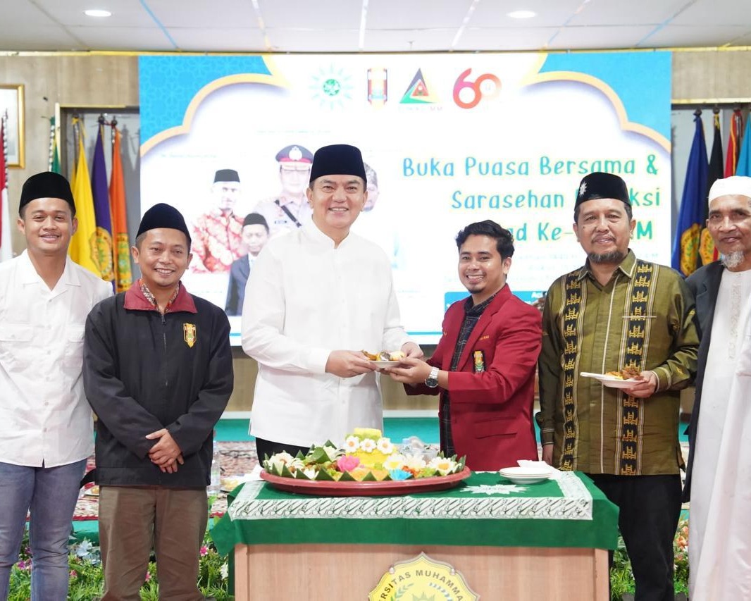 Kapolda Riau Hadiri Buka Puasa Bersama di Milad Ikatan Mahasiswa Muhammadiyah Ke-60